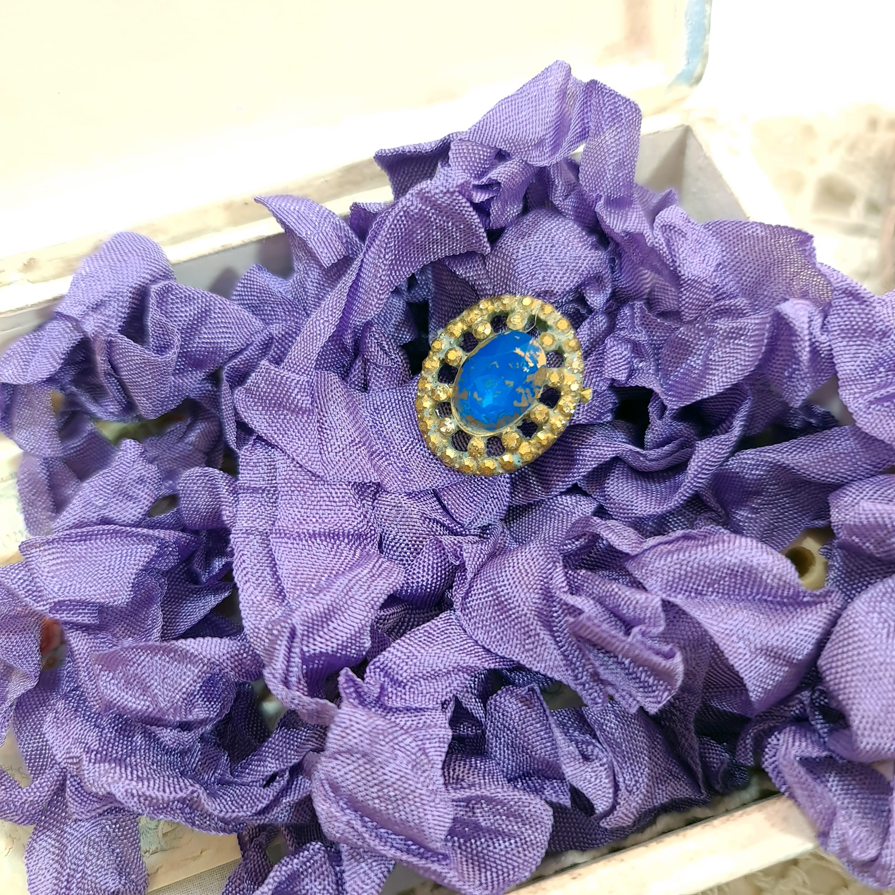 картинка Шебби лента №166 лиловый от магазина Ариши Рукодельные нежности
